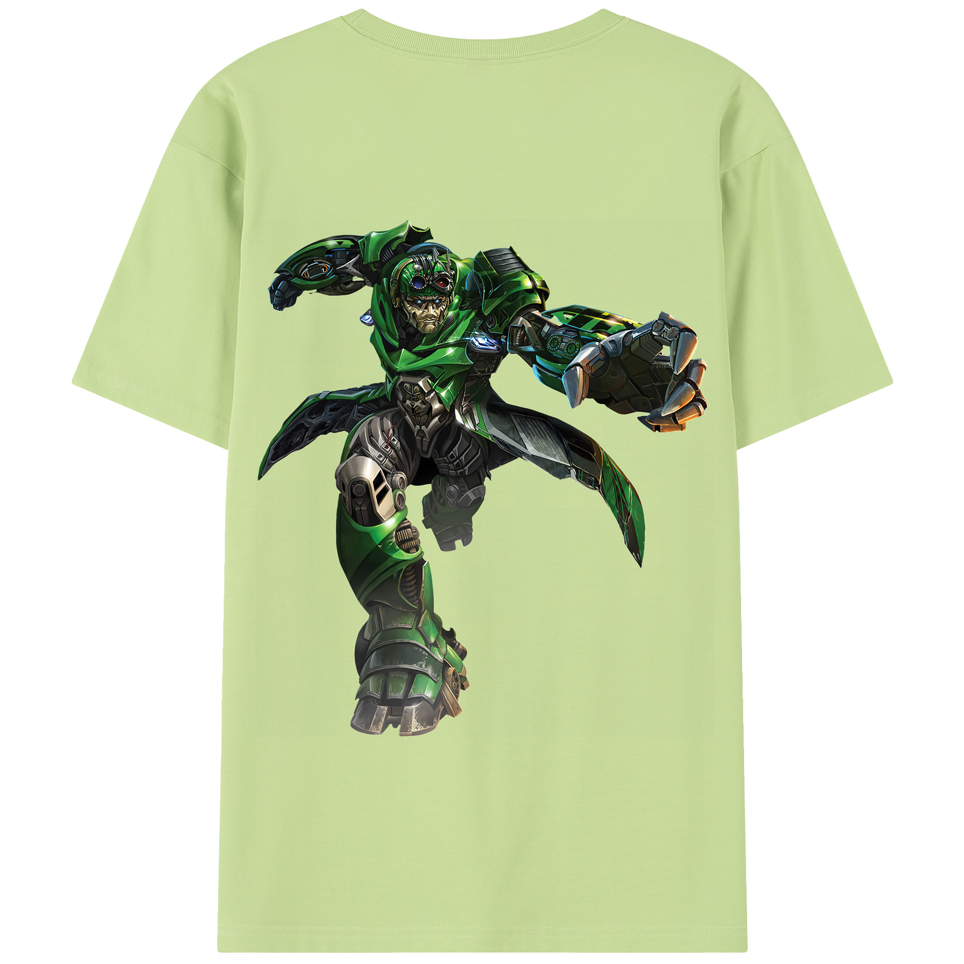 （画像用） Transformers トランスフォーマー 綿100％半袖Tシャツ（背面プリント）